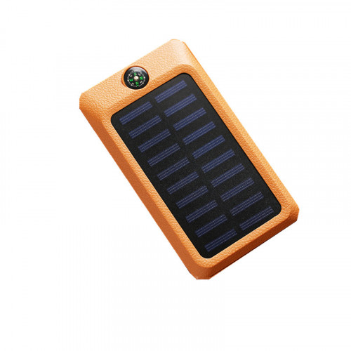 12000mah Solar Powered Power Bank Orange