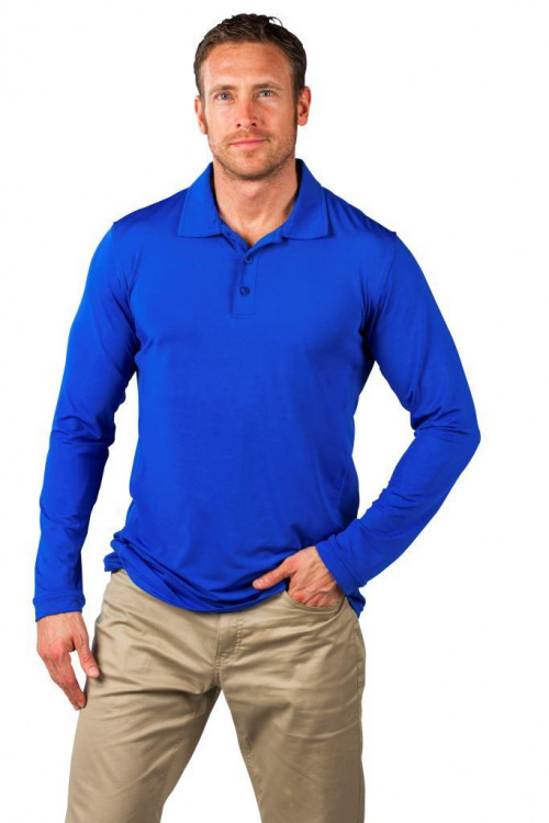 90082 SolCool Men's Button Polo (48)