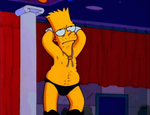 Bart Simpson Stripper
