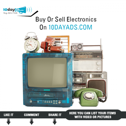 Buy or sell electronics on https://www.10dayads.com