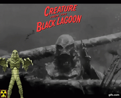 CREATURE FROM THE BLACK LAGOON remix GIF