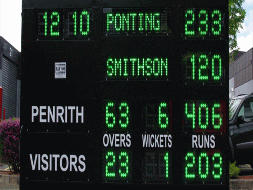 Blue Vane is a leading supplier of Cricket Scoreboard Australia. It is one of the most famous and large business which contain a large collection of indoor and outdoor products and also service installation.
