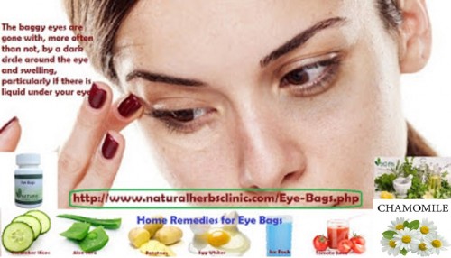Chamomile is used to recover conditions all over the body so no surprise that it also revives tired, puffy eyes and Eye Bags Treatment. It can also give relief for conjunctivitis and pink eye... http://homeremediesforeyebags.blogspot.com/2016/10/7-home-remedies-for-eye-bags.html