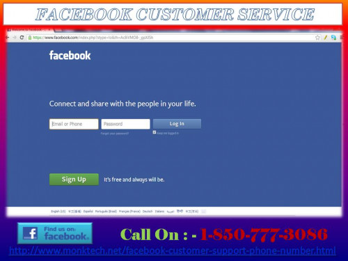 Sure, you can grab Facebook Customer Service without paying any charges as it is the only service which is available round the clock and its completely charges free for the customers only. So, if you are in any kinds of Facebook related trouble, then simply call at 1-850-777-3086 and keep in touch with our connoisseurs. For more information:-  http://www.monktech.net/facebook-customer-support-phone-number.html