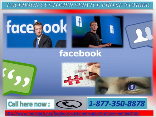 Don’t you have a single thought how to report for fake account? Want instantaneous technical maintain?  Avail Facebook Customer Service Phone Number which is the best facility ever where you get the definite solutions in a quick. Do a call at 1-877-350-8878. For more information: - http://www.monktech.net/facebook-customer-support-phone-number.html