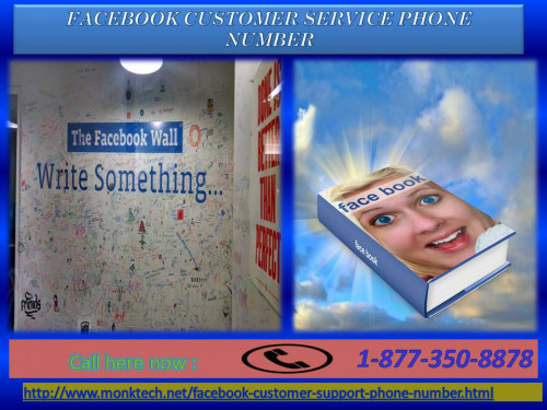 While using Facebook account, many users face unpleasant technical hindrance like login problems, resetting or recovering Facebook passwords and many more. At that time only Facebook Customer Service Phone Number 1-877-350-8878 is the option to dial and get the reliable aid to flush away those issues. For more information: - http://www.monktech.net/facebook-customer-support-phone-number.html