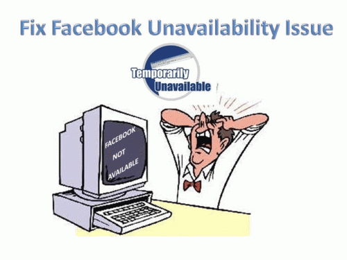 To solve facebook unavailability issue you can watch this gif. For more info visit this link: https://gonetech.net/facebook-helpdesk/my-facebook-account-not-available