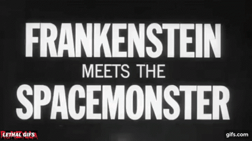 FRANKENSTEIN MEETS THE SPACE MONSTER title
