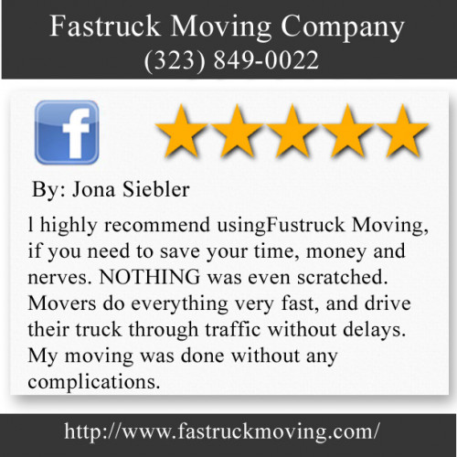 Fastruck Moving Company
11818 Riverside Dr Ste 118
Valley Village, CA 91607
(323) 849-0022

http://www.fastruckmoving.com/hermosa-beach-movers/