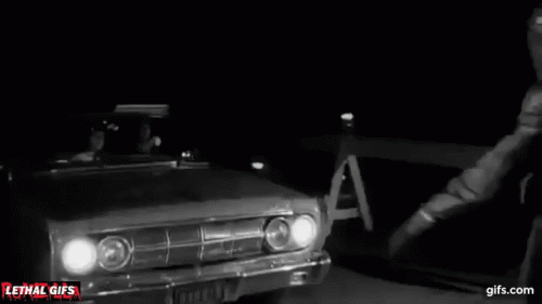 Frankenstein Meets the Space Monster (Frankie Hitchhikes) GIF