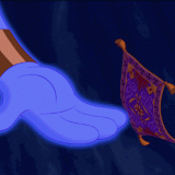Genie-carpet-high-five-Aladdin