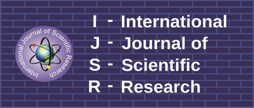 IJSR-International Journal of Scientific Research is a double reviewed monthly print journal that accepts research works from scholars, academicians, professors, doctorates, lecturers, and corporate in Worldwidejournals
