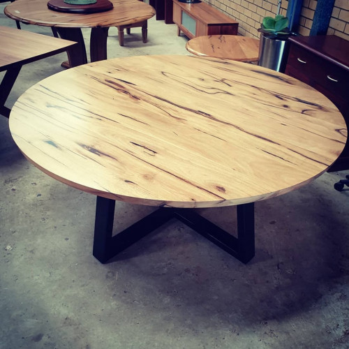 Our newly designed Marri timber / black base round dining table. Our lovely clients eagerly awaiting delivery ???. #jarrimberfurniture #marri #marritables #perth #marridiningtables Marri timber #marrifurnitureperth #round #rounddiningtables #roundtable #blackbase #moderntable #finefurniture #furnituremaker #interior #interiorstyles #perthinteriors #blackisback #visitus #madeinaustralia #customfurniture @ Perth, Western Australia
https://www.jarrimber.com.au/products/marri-timber-furniture/marri-dining-tables/