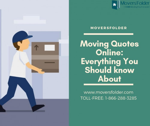 Everything about Moving Quotes Online is explained here. Moving quotes includes the following:
Binding Estimate
Non-Binding Estimate
Hourly Rates Vs Flat Rate
Total Moving Cost
Moving Insurance