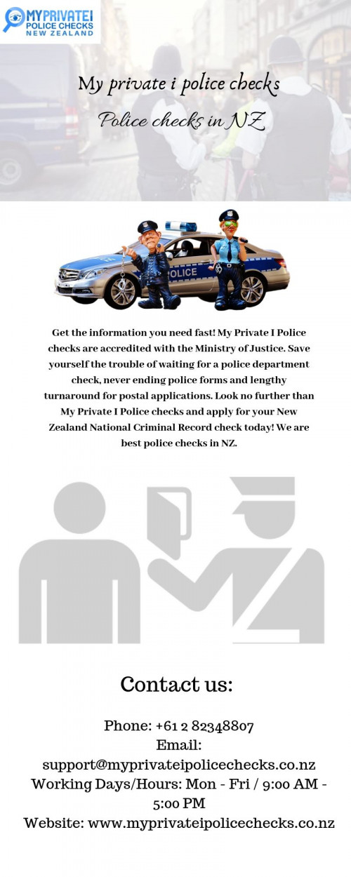 Apply for the fastest police checks in NZ. We have most affordable plans for this police clearance certificates. Visit us now.