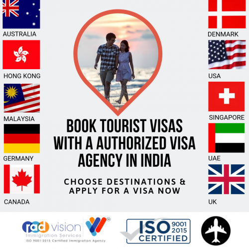 Looking for a tourist visa or visitor visa services? Radvision World helps you in filing tourist visa for Australia, Canada, UK, US, New Zealand, etc. Apply for a tourist visa with a leading visa expert with more than 10-years experience in over 40-countries around the globe. Get a free assessment now https://www.radvisionworld.com. Call us now for detail discussion +91-93195 88469, +91-7065027959 

#TouristVisa #VisitorVisa #VisaConsultancy #RadvisionWorld