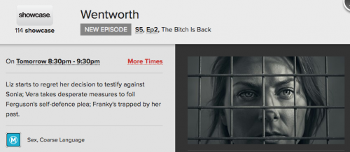 Wentworth S5 E2 The Bitch is Back