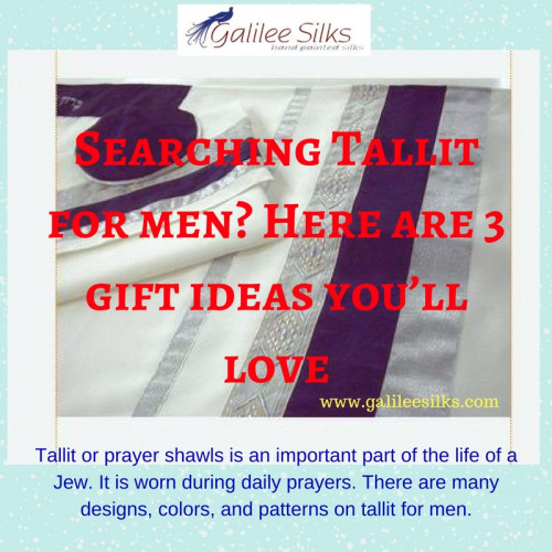 Are you looking to buy a special something, a gift for that special someone? Then why not opt for Judaica items like tallit for men or pendents? For more information visit our website: http://galileesilkstallit.weebly.com/blog/searching-tallit-for-men-here-are-3-gift-ideas-youll-love
