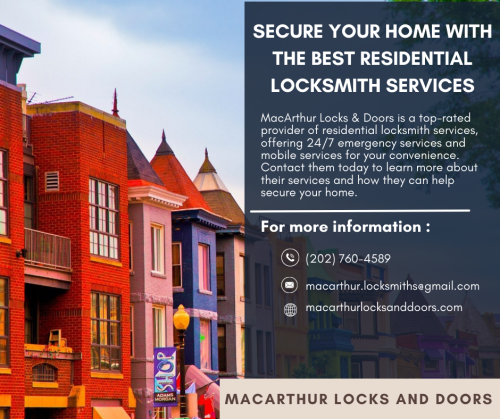 Secure Your Home with the Best Residential Locksmith Services