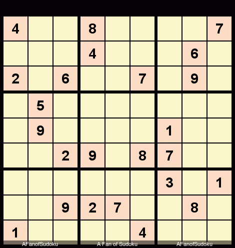 - Hidden Triple Subset
- Pairs
- Slice and Dice
- New York Times Sudoku Hard September 19, 2019