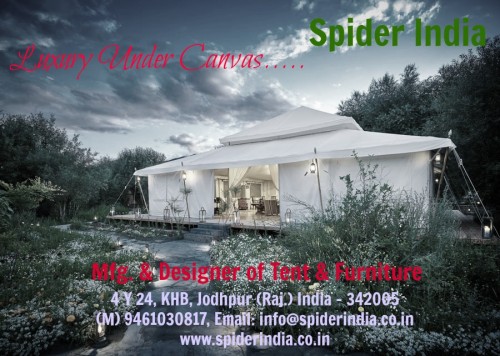 Spider india party luxury wedding tent