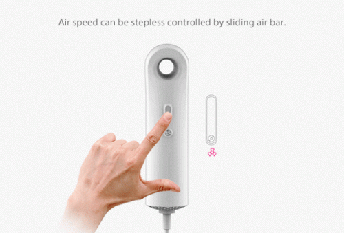 Stepless air speed control