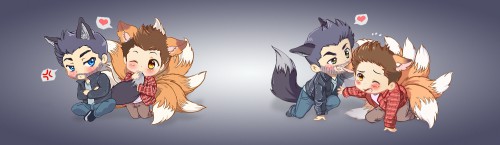 Sterek Chibi Tumblr 1