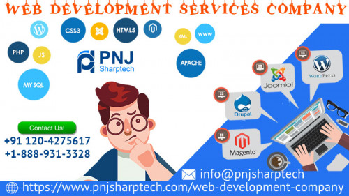 Are you searching cheapest Web Development Services Company to make your project? If yes PNJ Sharptech is a right place to build your business. We provide custom web services with our Clients. 
Visit: https://www.pnjsharptech.com/web-development-company