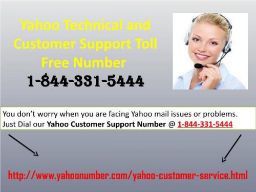 Call @1-844-331-5444 for fix all your Yahoo Mail issues like forgot password recovery, account setting and errors with help of customer care support helpline service of Yahoo which is toll free . Call now to get instant Yahoo customer support.
Our technician experts will help you recover your yahoo account access by providing complete assistance for the yahoo password recovery protocol. Read more at http://www.yahoonumber.com/yahoo-customer-service.html