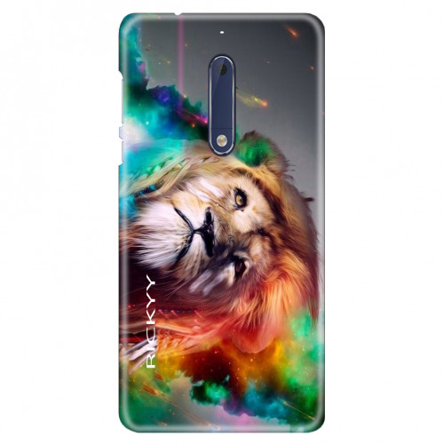 colorful lion