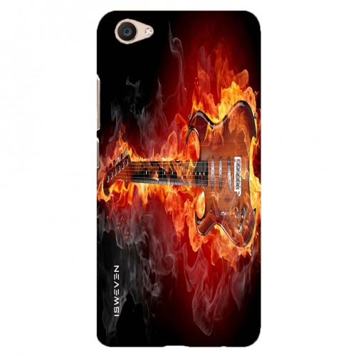 flaming guitar