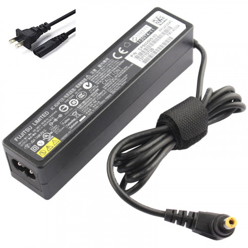 https://www.goadapter.com/original-fujitsu-lifebook-t725-65w-chargeradapter-p-21801.html

Product Info:
Input:100-240V / 50-60Hz
Voltage-Electric current-Output Power: 19V-3.42A-65W
Plug Type: 5.5mm / 2.5mm
Color: Black
Condition: New, Original
Warranty: Full 12 Months Warranty and 30 Days Money Back
Package included:
1 x Fujitsu Charger
1 x US-PLUG Cable(or fit your country)
compatible Model:
34042427 Fujitsu, 34049597 Fujitsu, 38046019 Fujitsu, 34045134 Fujitsu, A12065N2A Fujitsu, FIU:12-01971-01 Fujitsu, 34041946 Fujitsu, 0335C1965 Fujitsu, FIU:12-01793-04 Fujitsu, 34050281 Fujitsu, 0335C2065 Fujitsu, FIU:12-01793-01 Fujitsu, 38007483 Fujitsu, 0335A2065 Fujitsu, FIU:12-01793-03 Fujitsu, 38020252 Fujitsu, FIU:12-01859-01 Fujitsu, 38020253 Fujitsu, FIU:12-01912-01 Fujitsu, 38020897 Fujitsu, FIU:12-01866-01 Fujitsu, 38046018 Fujitsu, FIU:12-01911-01 Fujitsu, 1ACYZZZFX31 Fujitsu, FPCAC157 Fujitsu, FPCAC003C Fujitsu, FPCAC002Z Fujitsu, IVF:6032B0014703 Fujitsu, CP500588-01 Fujitsu, CP259721-XX Fujitsu, CP500626-01 Fujitsu, FSP:811002424 Fujitsu, FUJ:AC-A11-065N5A Fujitsu, CP500631-01 Fujitsu, FUJ:AC-ADP-65JHAB Fujitsu, CP500583-02 Fujitsu, IVF:6032B0013501 Fujitsu, FSP:811002728 Fujitsu, CP500582-XX Fujitsu, FUJ:CP500631-XX Fujitsu, CP500623-01 Fujitsu, FUJ:CP531975-XX Fujitsu, CP500585-XX Fujitsu, FUJ:CP500623-XX Fujitsu, FUJ:CP500585-XX Fujitsu, FUJ:CP500635-XX Fujitsu, FUJ:CP500582-XX Fujitsu, UWL:76-01A65F-5A Fujitsu, FUJ:CP500583-XX Fujitsu, UWL:76-01B651-5A Fujitsu, WTS:25.10110.261 Fujitsu, QUT:1AC0ZZZ0FX0 Fujitsu, UWL:76-011651-5A Fujitsu, WTS:25.10181.011 Fujitsu, QUT:1ACYZZZFX49 Fujitsu, UWL:76G01A65R-5A Fujitsu, WTS:25.10181.051 Fujitsu, QUT:1ACYZZZFX31 Fujitsu, UWL:76G01F65F-5A Fujitsu, WTS:25.10180.041 Fujitsu, S2603630005 Fujitsu, WTS:25.10180.031 Fujitsu, WTS:25.10180.061 Fujitsu, QUT:1ACYZZZFX65 Fujitsu, WTS:25.10180.071 Fujitsu, WTS:25.10181.061 Fujitsu, UWL:76-01A651-5A Fujitsu, WTS:25.10180.001 Fujitsu, MQC:442672600031 Fujitsu, UWL:76-01B65F-5A Fujitsu, WTS:25.10181.031 Fujitsu, MQC:442802800005 Fujitsu, WTS:25.10203.001 Fujitsu, MQC:442802800001 Fujitsu, 88035384 Fujitsu, 88034853 Fujitsu, S26113-E623-V55-1 Fujitsu, 38001269 Fujitsu, 38047414 Fujitsu, 34024268 Fujitsu, 34052555 Fujitsu, 34010654 Fujitsu, CP500627-01 Fujitsu, 38006357 Fujitsu, FPCAC002I Fujitsu, 6032B0019001 Fujitsu, S26391-F1386-L500 Fujitsu, 38002206 Fujitsu, S26391-F1136-L520 Fujitsu, 38001098 Fujitsu, 12-01959-01 Fujitsu, 38011059 Fujitsu, 38001099 Fujitsu, 6032B0013601 Fujitsu, 38004037 Fujitsu, 34002047 Fujitsu, QUT:1AC0ZZZ0FX2 Fujitsu, IVF:6032B0019001 Fujitsu, S6113-E519-V15 Fujitsu, S26113-E557-V55 Fujitsu, FUJ:CP500624-XX Fujitsu, UWL:76G01B65F-5A Fujitsu, S26113-E623-V55 Fujitsu, FUJ:CP500621-XX Fujitsu, UWL:76G01B65R-5A Fujitsu, FUJ:AC-ADP-65JHAB-IND Fujitsu, UWL:76G01A65F-5A Fujitsu, FUJ:CP500627-XX Fujitsu, FUJ:CP500630-XX Fujitsu, FUJ:CP500636-XX Fujitsu, FUJ:CP531970-XX Fujitsu, IVF:6032B0013601 Fujitsu, FUJ:CP531971-XX Fujitsu, FUJ:CP531976-XX Fujitsu, S26113-E557-V55-01 Fujitsu, FUJ:CP531980-XX Fujitsu, FUJ:FPCAC162 Fujitsu, S26113-E519-V55 Fujitsu, FUJ:CP500620-XX Fujitsu, FUJ:CP500588-XX Fujitsu, FUJ:AC-ADP-65JHAB-INDL Fujitsu,