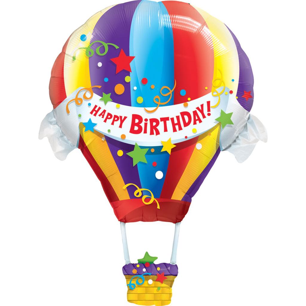 С днем рождения воздушный шар