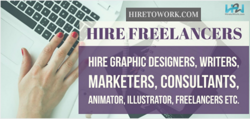 Hire Freelancers & Find freelancer online on hiretowork. Post a project free & get work online. Hire Expert freelance programmers, web developers, designers. Tips for Hiring a Contractor.