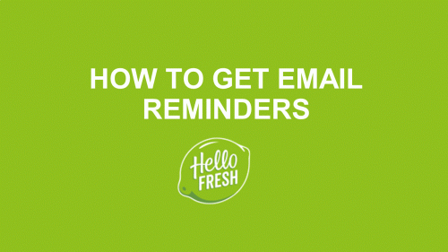 how to get email reminders