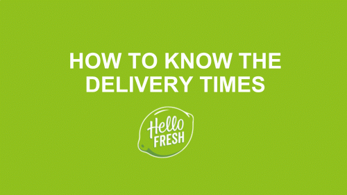 how to know the delivery window