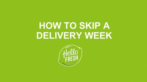 how to skip a delivery week