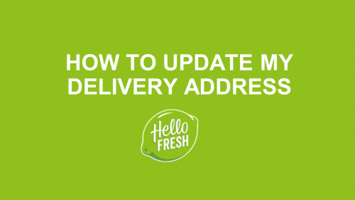 how to update my delivery address