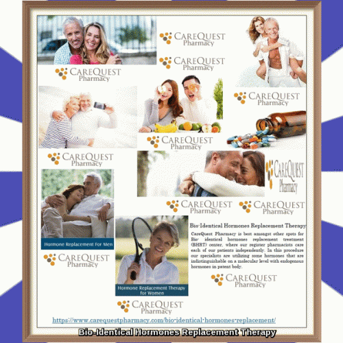 CareQuest Pharmacy is best amongst other spots for Bio- identical hormones replacement treatment (BHRT) center, where our register pharmacists care each of our patients independently. In this procedure our specialists are utilizing some hormones that are indistinguishable on a molecular level with endogenous hormones in patent body.
https://www.carequestpharmacy.com/bio-identical-hormones-replacement/