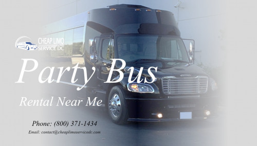 party bus rental near me