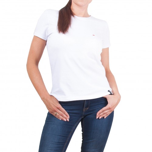 polsky t shirt woman basic white front 2