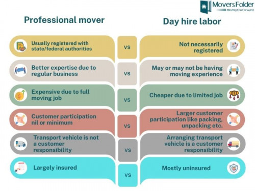 professional mover vs day labor