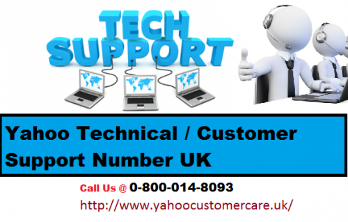 Yahoo Technical and Customer Support offers with the phone call facility so that users can share their issues and obtain right answers from experts. As yahoo helpline facility is all time active, so talk to our technical staff via 0-800-014-8093 Yahoo customer care number or for more details visit at http://www.yahoocustomercare.uk